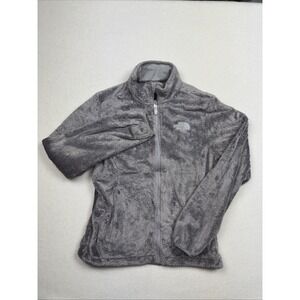 The‎ North Face Osito Jacket Women's M Mock Neck Gray Fleece Full Zip Outdoor